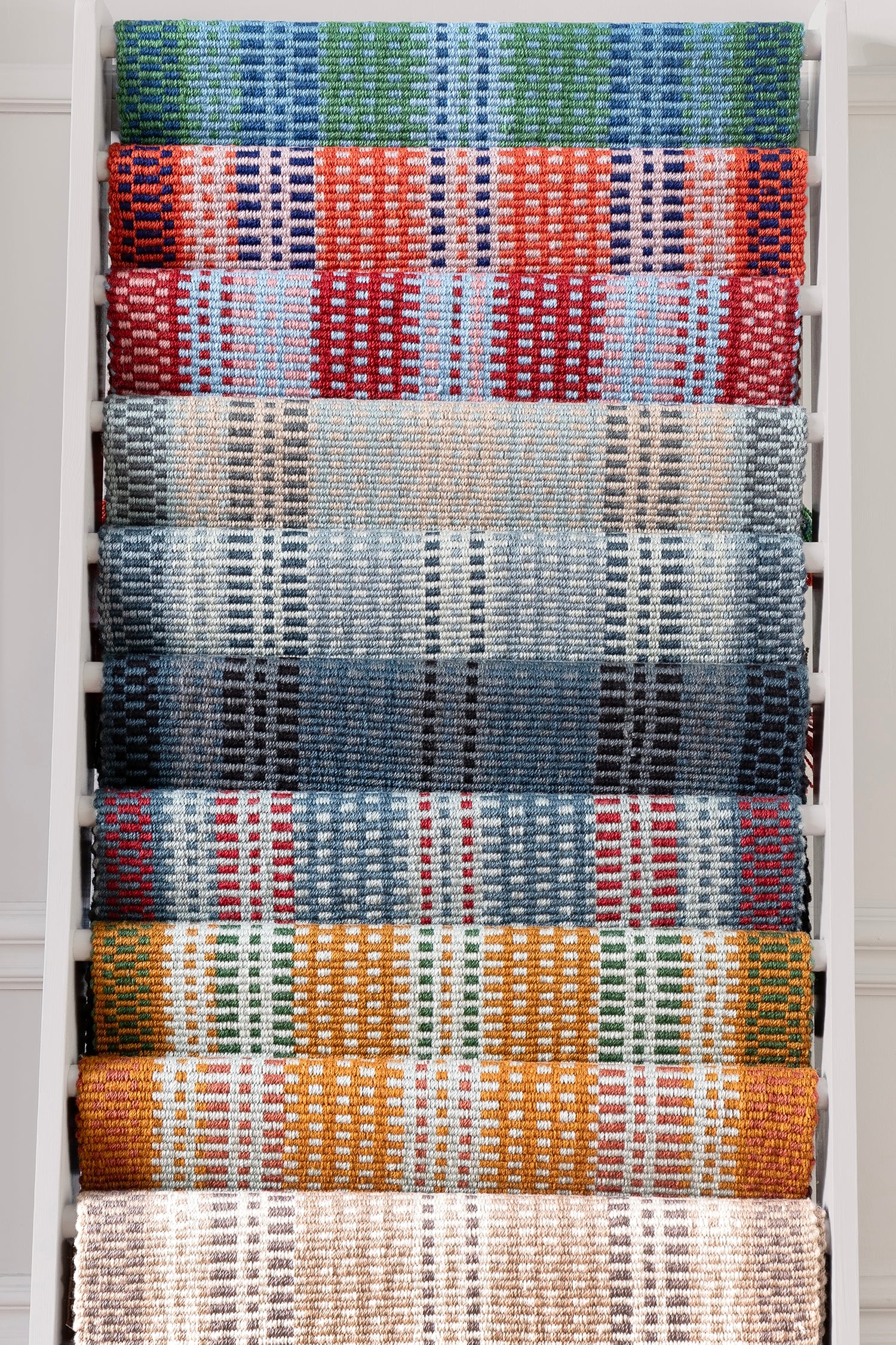 Måttbeställd Rips Rug Stair Runner Sunrise