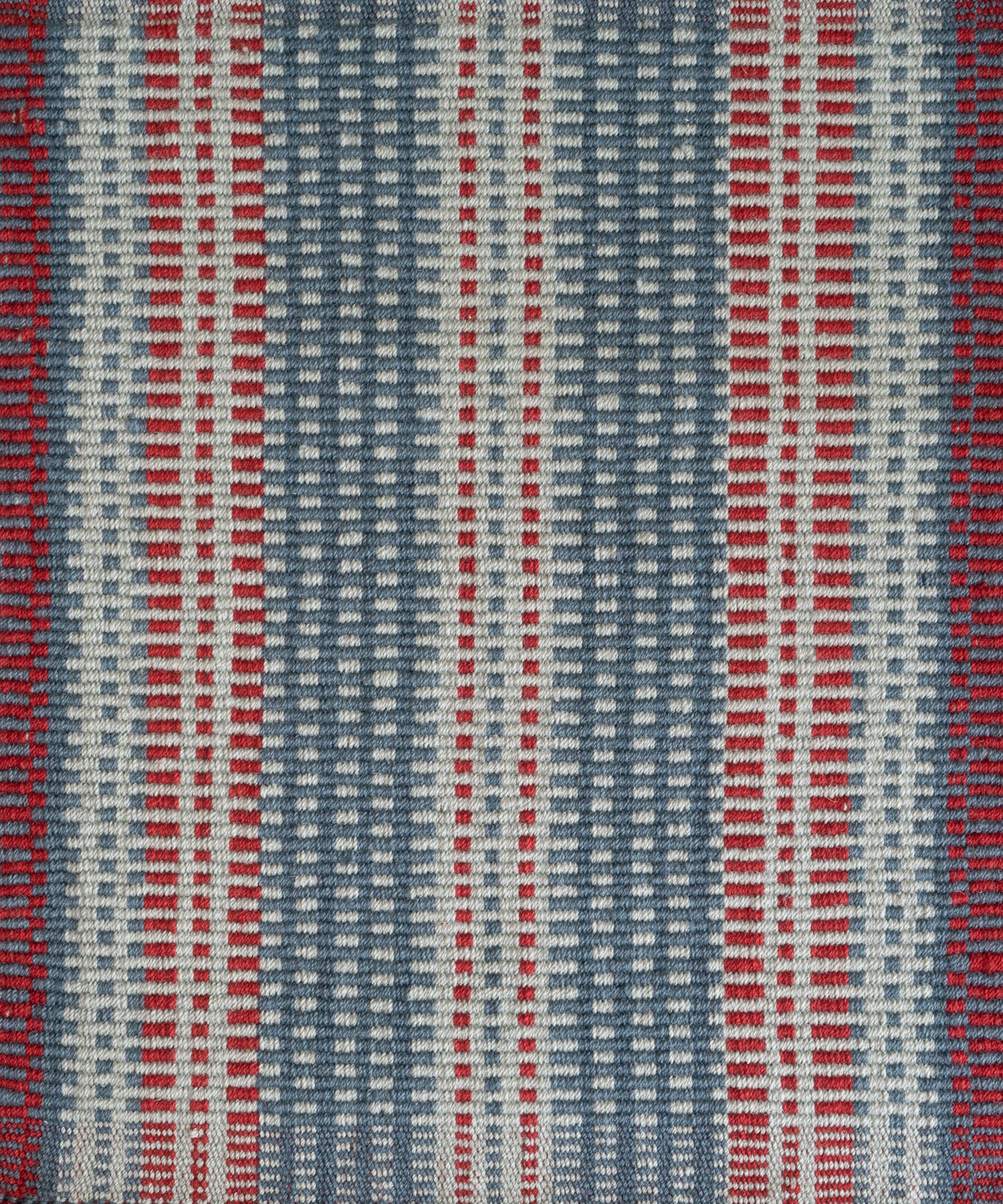 Måttbeställd Rips Rug Stair Runner Grey Brick