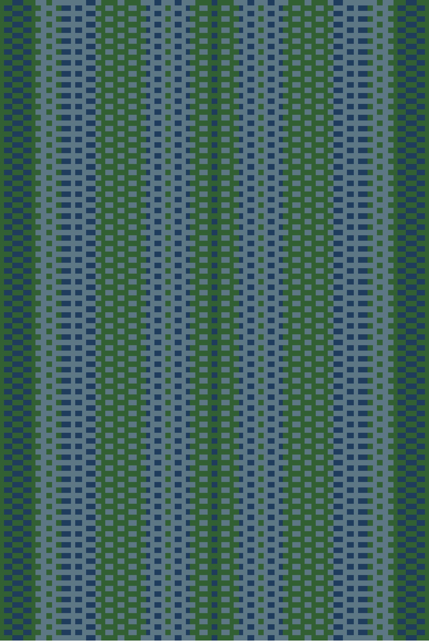 GLOWB Rips Rug Stair Runner Green Blueberry Handmade Custom Rug