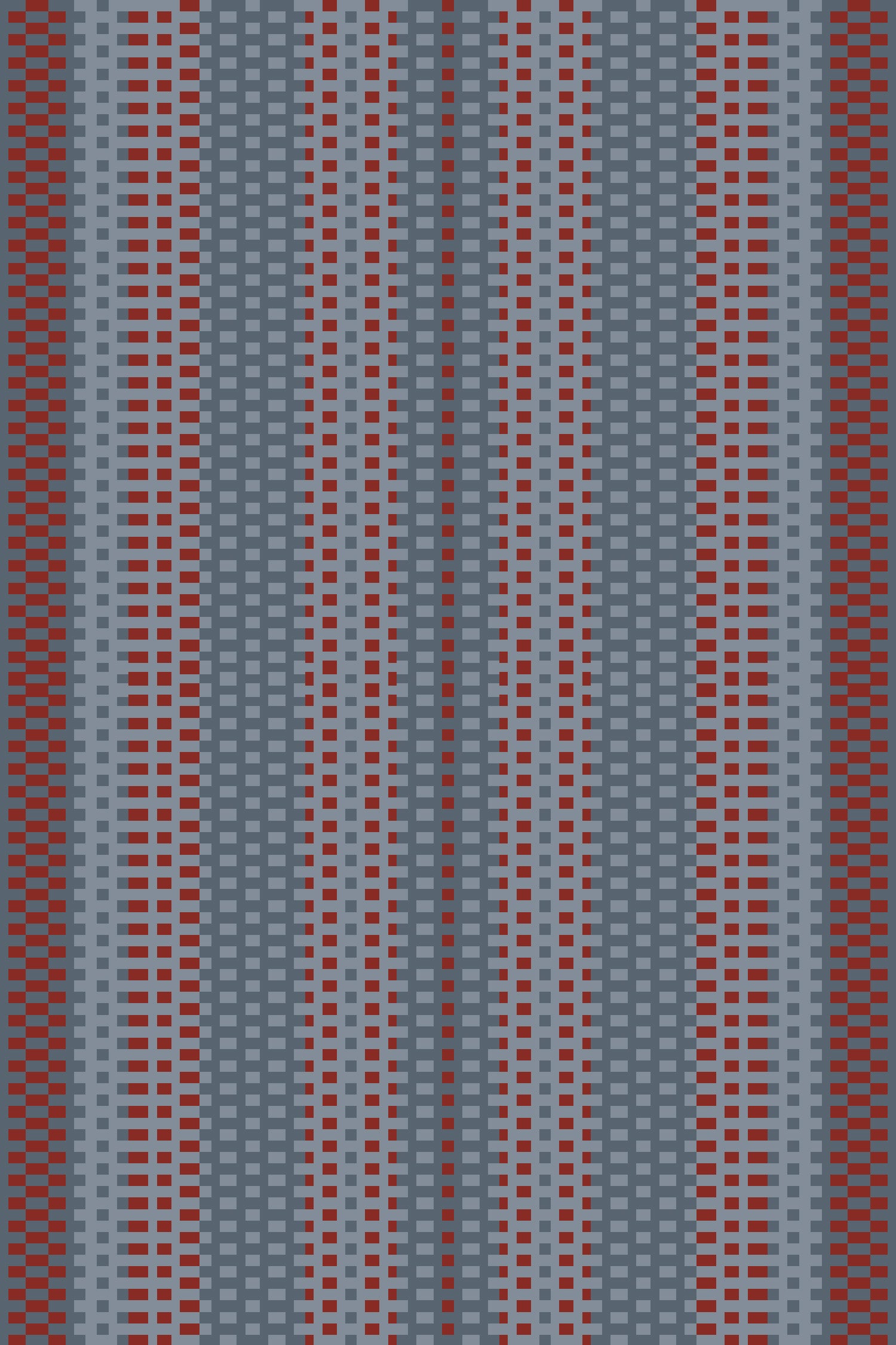 GLOWB Rips Rug Stair Runner Grey Brick Handmade Custom Rug
